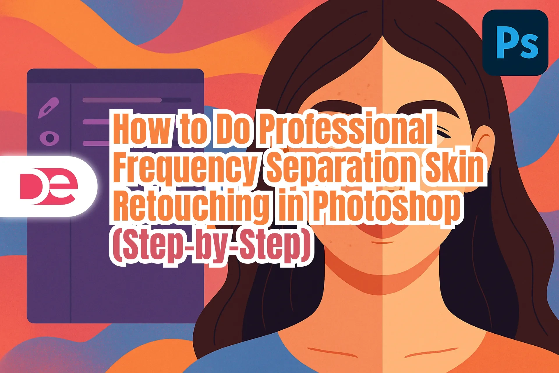 How to Do Professional Frequency Separation Skin Retouching in Photoshop (Step-by-Step)