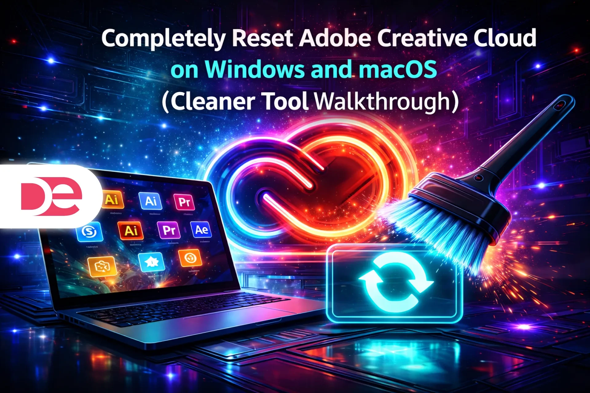 Completely Reset Adobe Creative Cloud on Windows and macOS (Cleaner Tool Walkthrough)