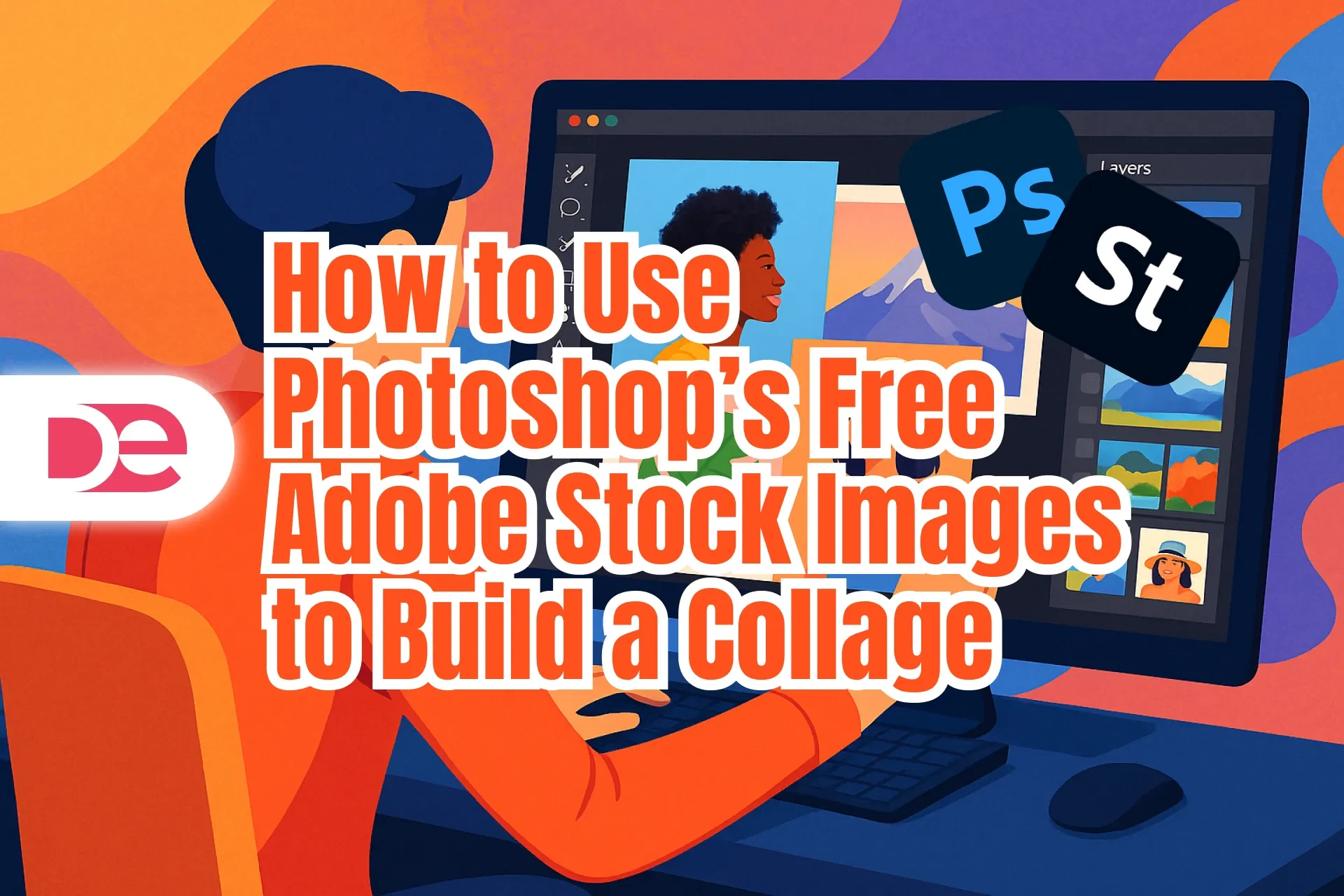 How to Use Photoshop’s Free Adobe Stock Images to Build a Collage