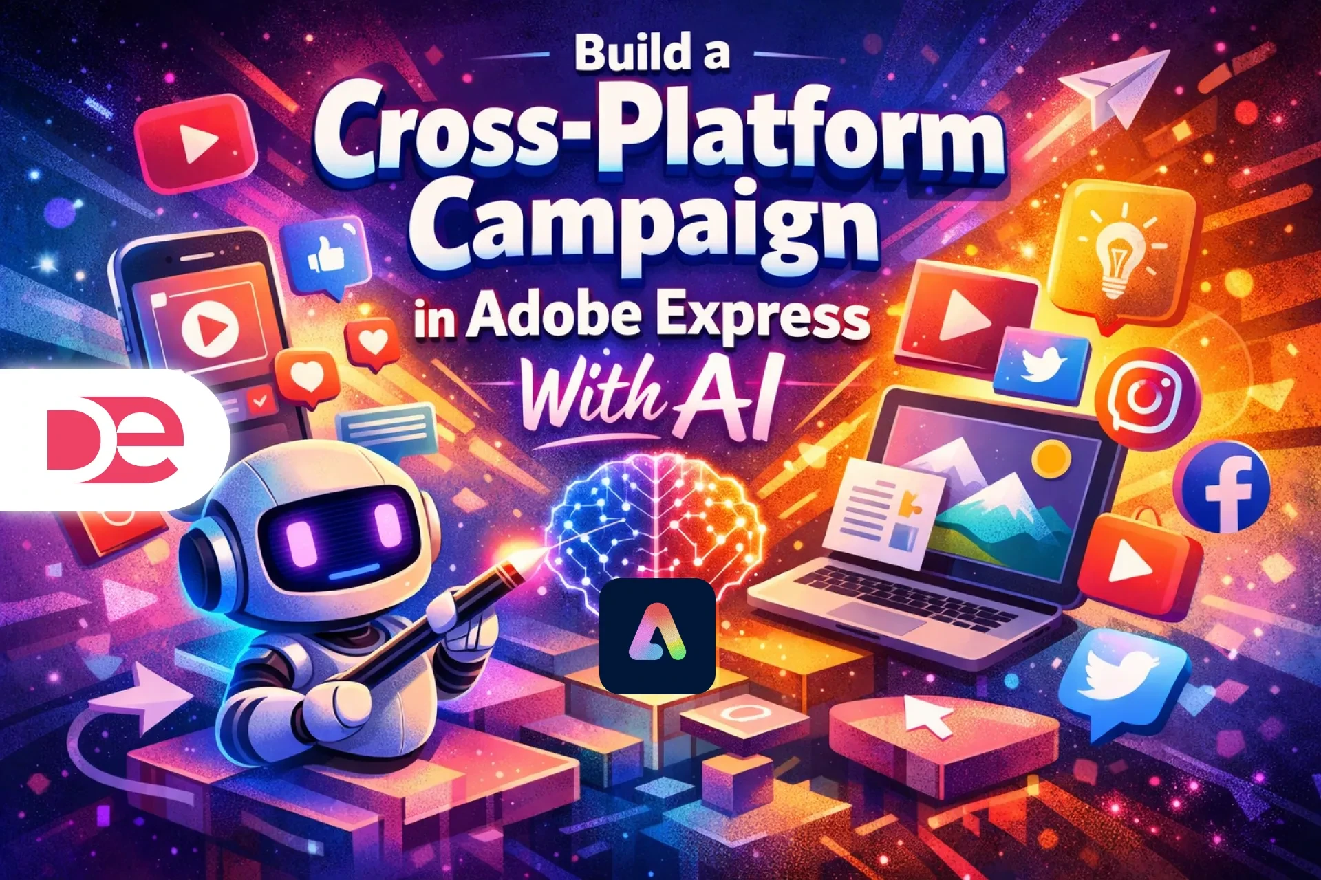 Build a Cross-Platform Campaign in Adobe Express With AI