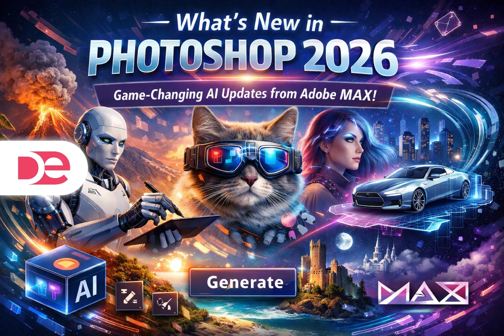 What’s New in Photoshop 2026 – Game-Changing AI Updates from Adobe MAX!